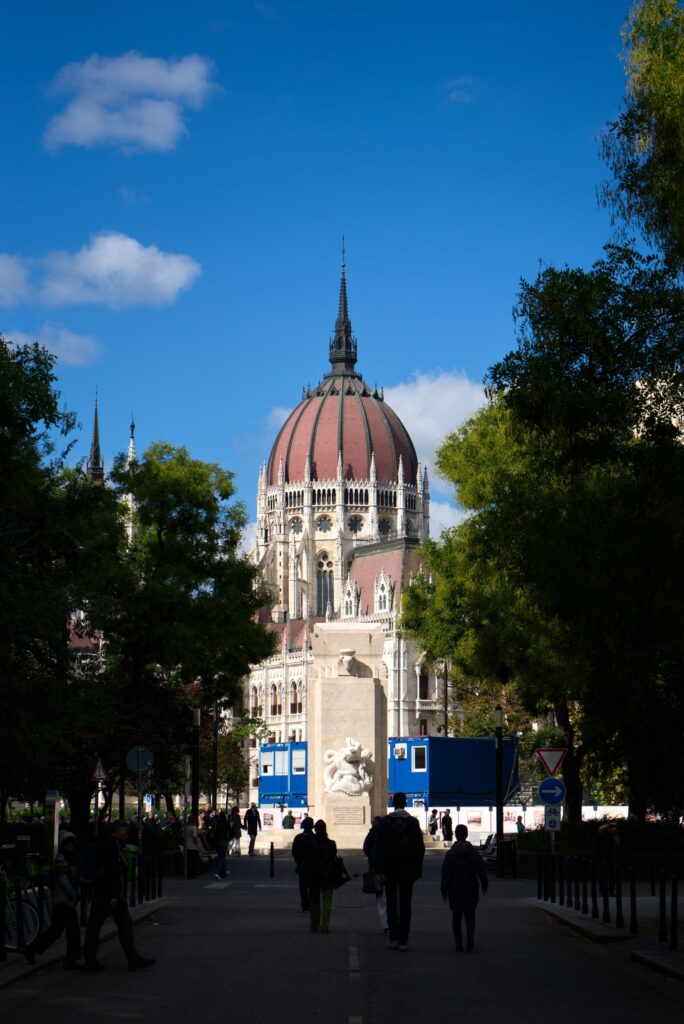 Maďarský parlament.