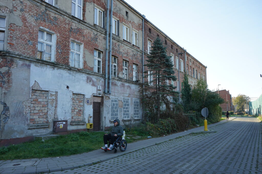 Industriální a postindustriální části města.