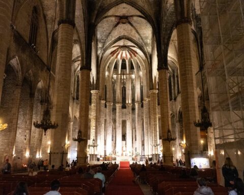 Basílica de Santa María del Mar in Barcelona.